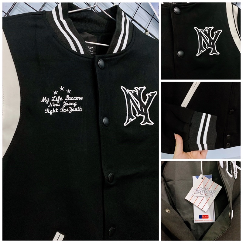 ÁO KHOÁC MLBNY BOMBER TEDDY