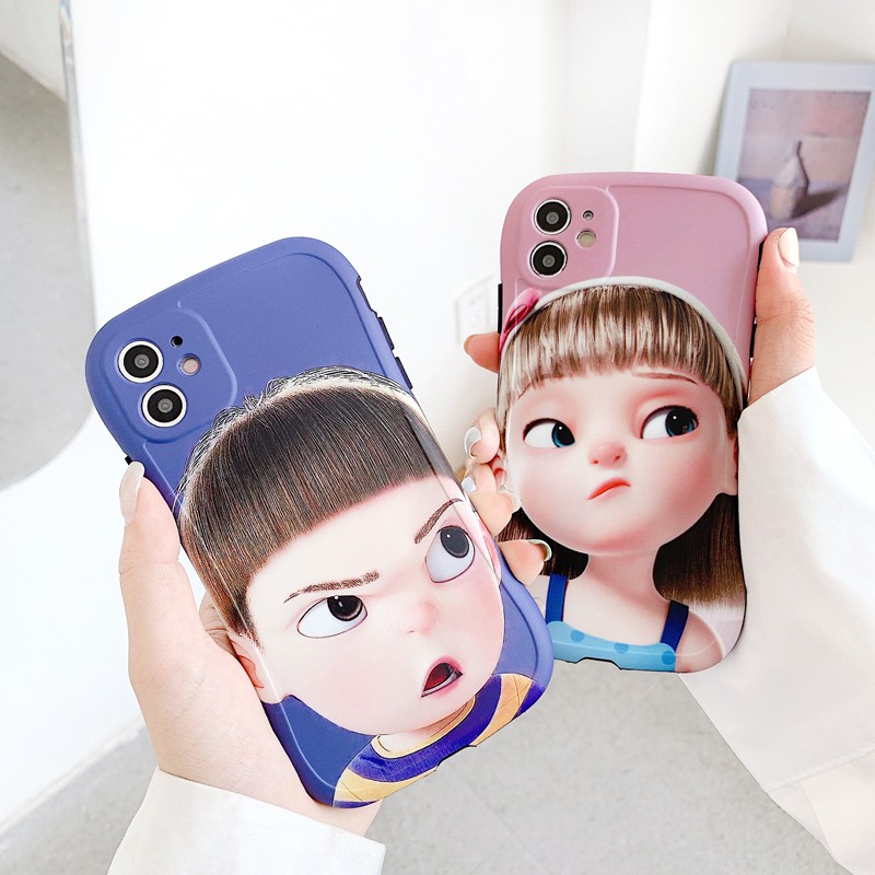 Ốp lưng iphone Baby V2 IMD viền cong dày dặn 6/6plus/6s/6splus/7/7plus/8/8plus/x/xr/xs/11/12/13/pro/max/plus/promax | BigBuy360 - bigbuy360.vn