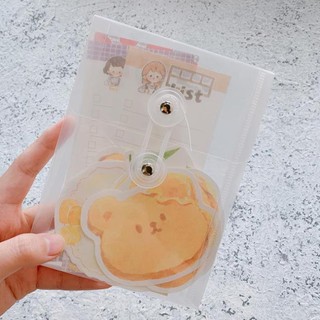 [TH01-500g}Combo sỉ 100 Túi đựng đồ văn phòng phẩm/sticker dán bút ký/mỹ phẩm thiết kế trong suốt