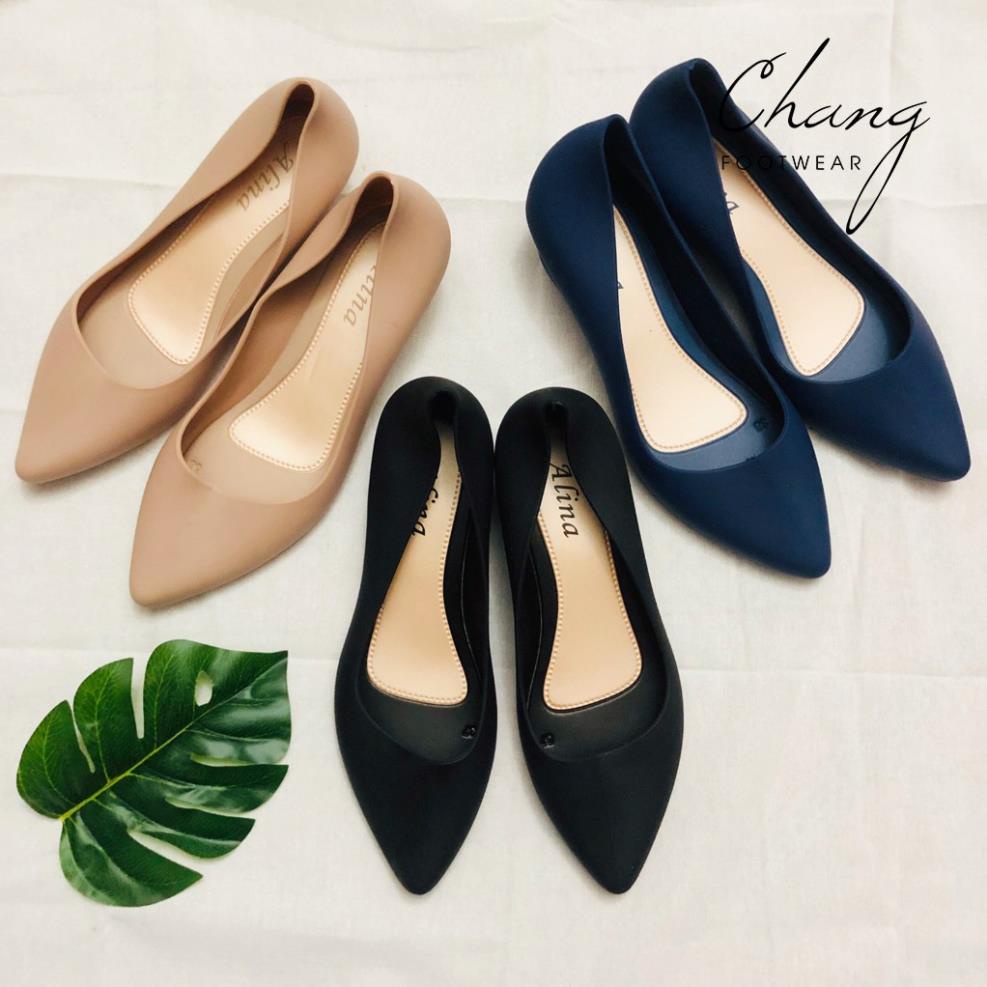 Giày nhựa đi mưa ALINA 💥 NGÀY 💥 Giày nhựa thơm Thái Lan chống nước siêu bền dáng basic