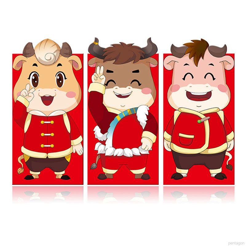 Set 6 Bao Lì Xì Chúc Mừng Năm Mới