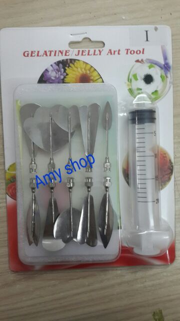 Bộ 10 kim làm thạch rau câu 3D