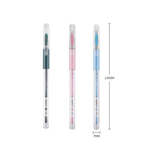 HỘP 12 cây bút gel 0.35mm BAOKE Concinnity | PC1778
