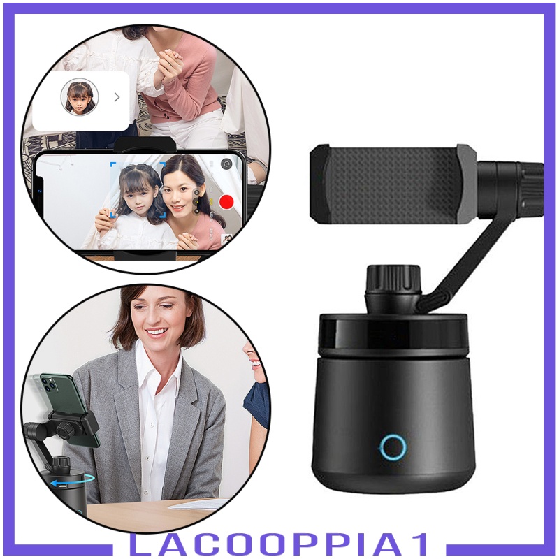 [LACOOPPIA1] Portable 360 Rotation Automatic Tracking Smart Gimbal Selfie Stick, Auto Face and Object Tracking