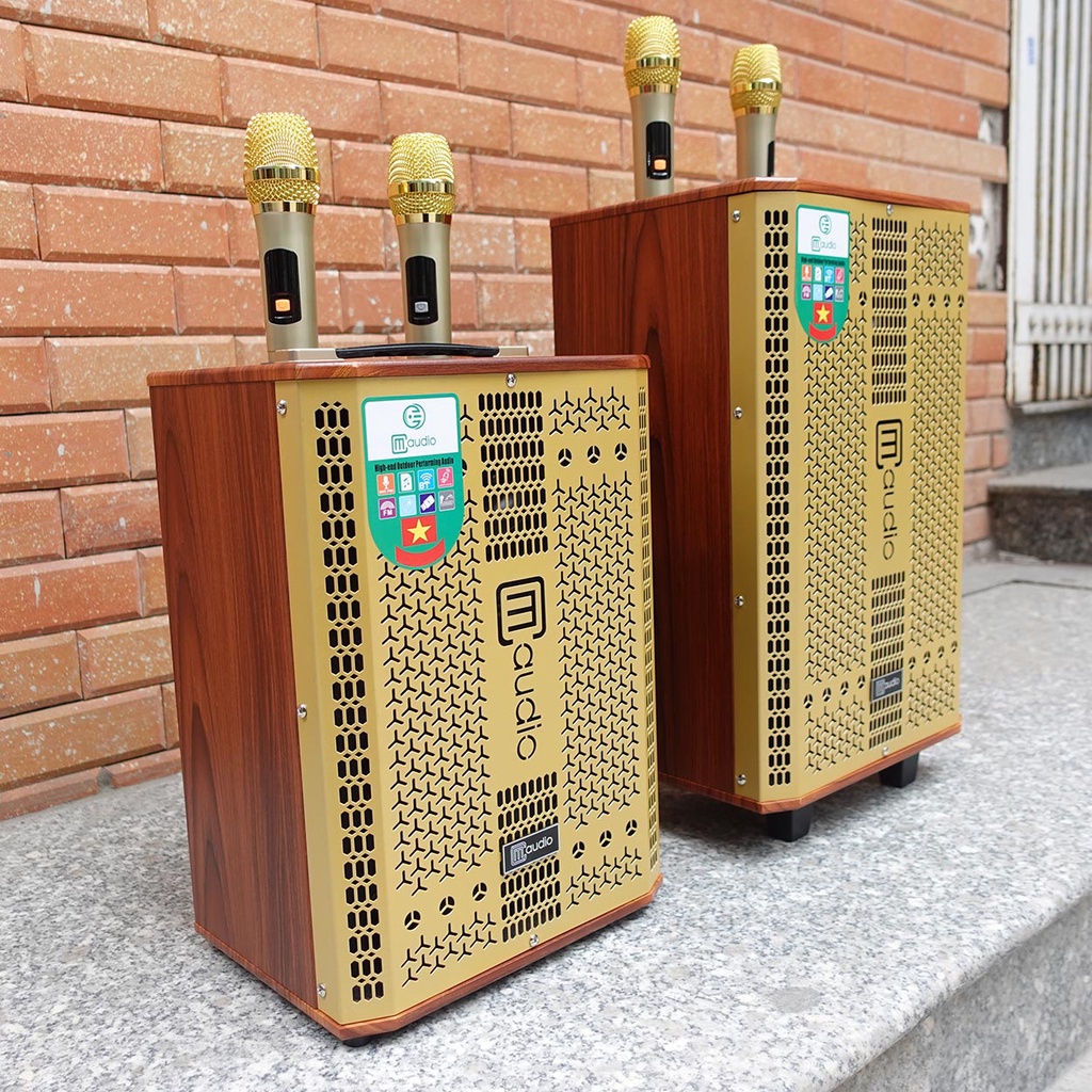 Loa Kéo CM K8/K10 Loa kẹo kéo bass 20/25 hát karaoke tích hợp bluetooth tích hợp Micro không dây Bảo Hành 12 Tháng