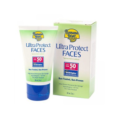 Hàng chính hãng Kem chống nắng dành cho da mặt BANANA BOAT Ultra Protect Faces Sunscreen Lotion SPF5