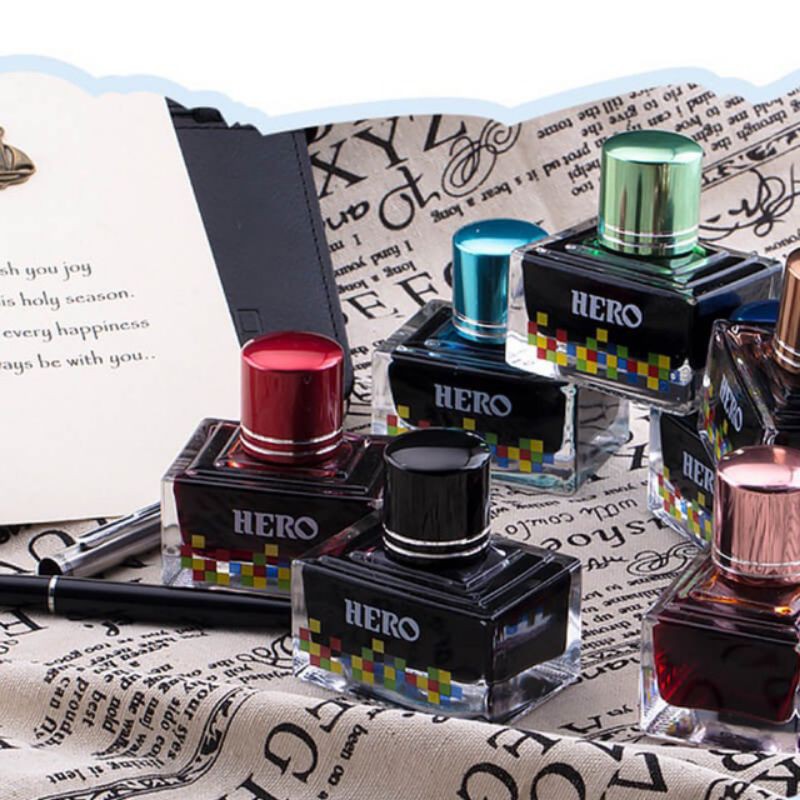 Mực hero 40ml hàng chính hãng đủ màu