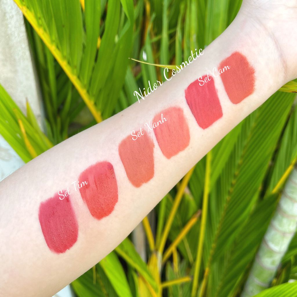 Set 2 Son Kem Lì Hình Tai Nghe MANSLY MATTE GLOSS