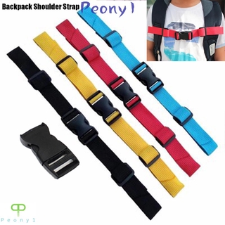 Peny 1 Cắm trại ngoài trời Chiến thuật Dây đai cố định Ba lô Khóa ngực Chống trượt Dây đeo gân Nylon Khóa tháo rời kép Có thể điều chỉnh Webbing Sternum Túi Phụ kiện