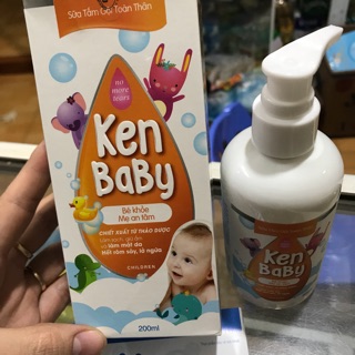 SỮA TẮM GỘI TOÀN THÂN KEN BABY- dùng an toàn cho cả trẻ sơ sinh