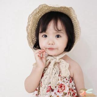 Nón Đan Rơm Mùa Hè Cho Bé Gái