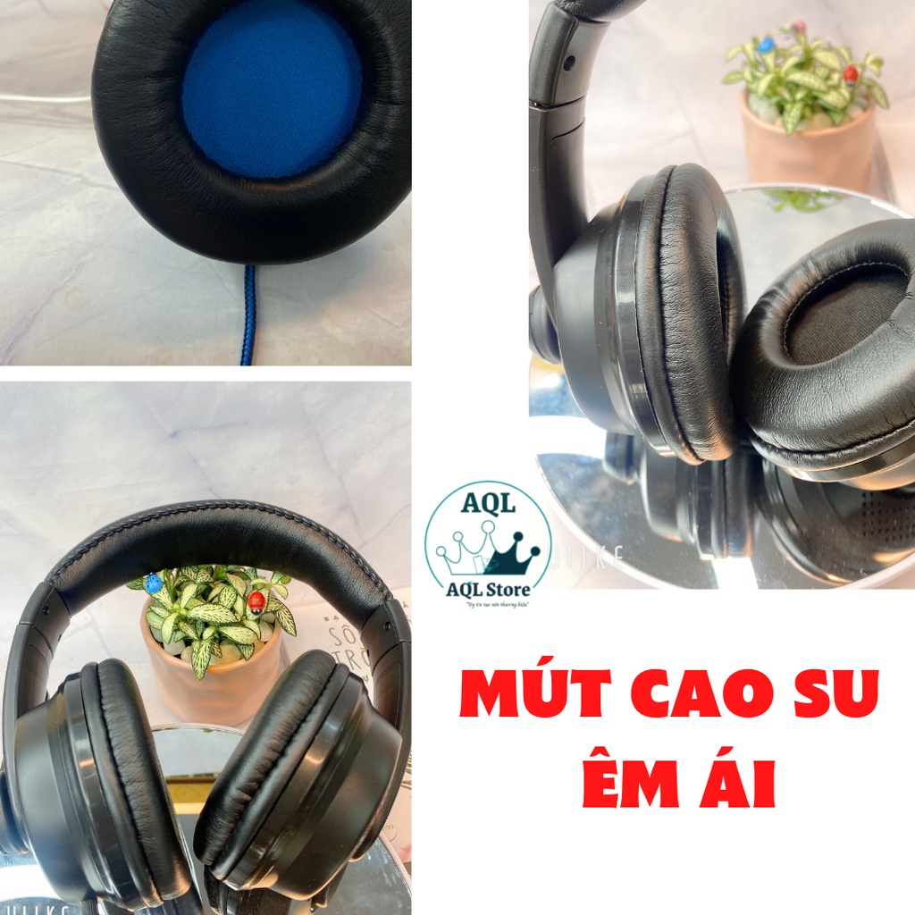 Tai Nghe Chụp Tai Gaming Có Mic Có Dây Âm Thanh Sắc Nét Cho Điện Thoại Máy Tính Chơi Game Nghe Nhạc & Xem Phim