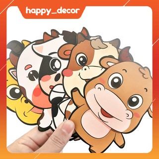 Bao Lì Xì Tân Sửu Chibi Hoạt Hình Siêu Cute Bìa Cứng Chuẩn Loại Cao Cấp Siêu Dày [BLX]