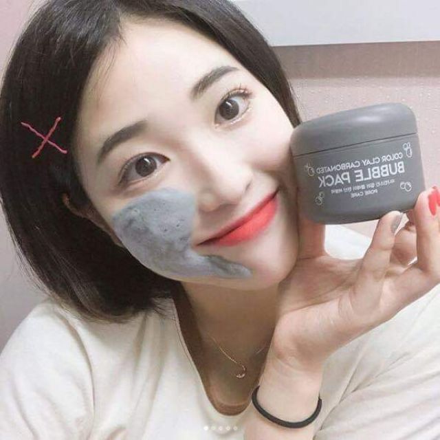 Mặt Nạ Bùn Sủi Bọt, Làm Sạch Lỗ Chân Lông, Loại Bỏ Bã Nhờn G9SKIN Color Clay Carbonated Bubble Pack 100ml