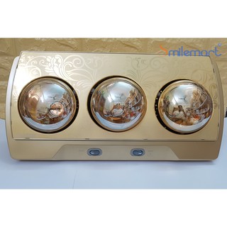 ĐÈN SƯỞI NHÀ TẮM 3 BÓNG HEIZEN HE-3B