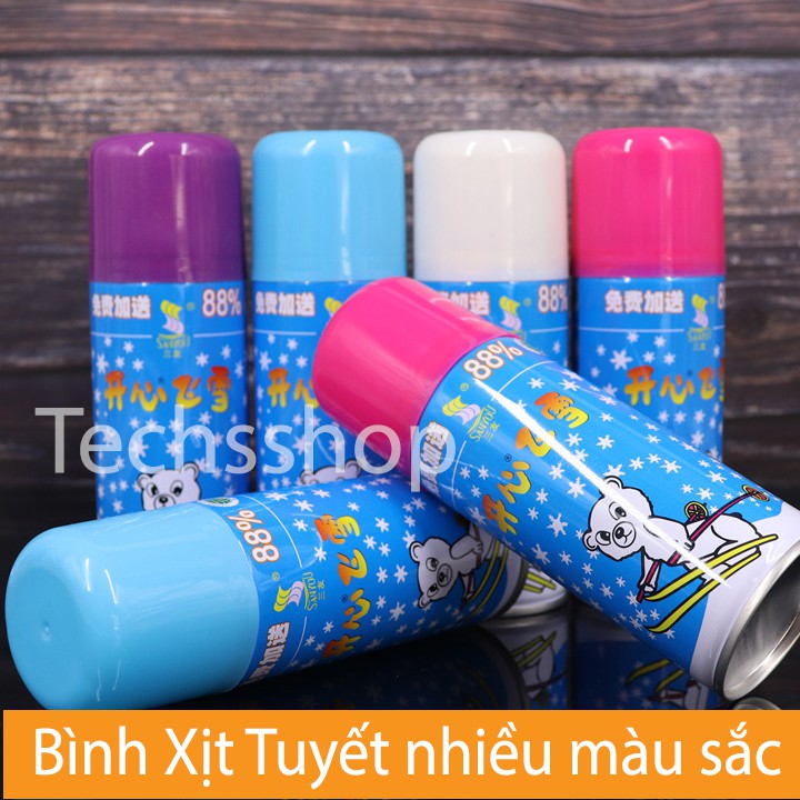 Chai xịt phun tuyết trong tiệc sinh nhật, đám cưới, lễ hội - phụ kiện trang trí - bình xịt tuyết 210ml