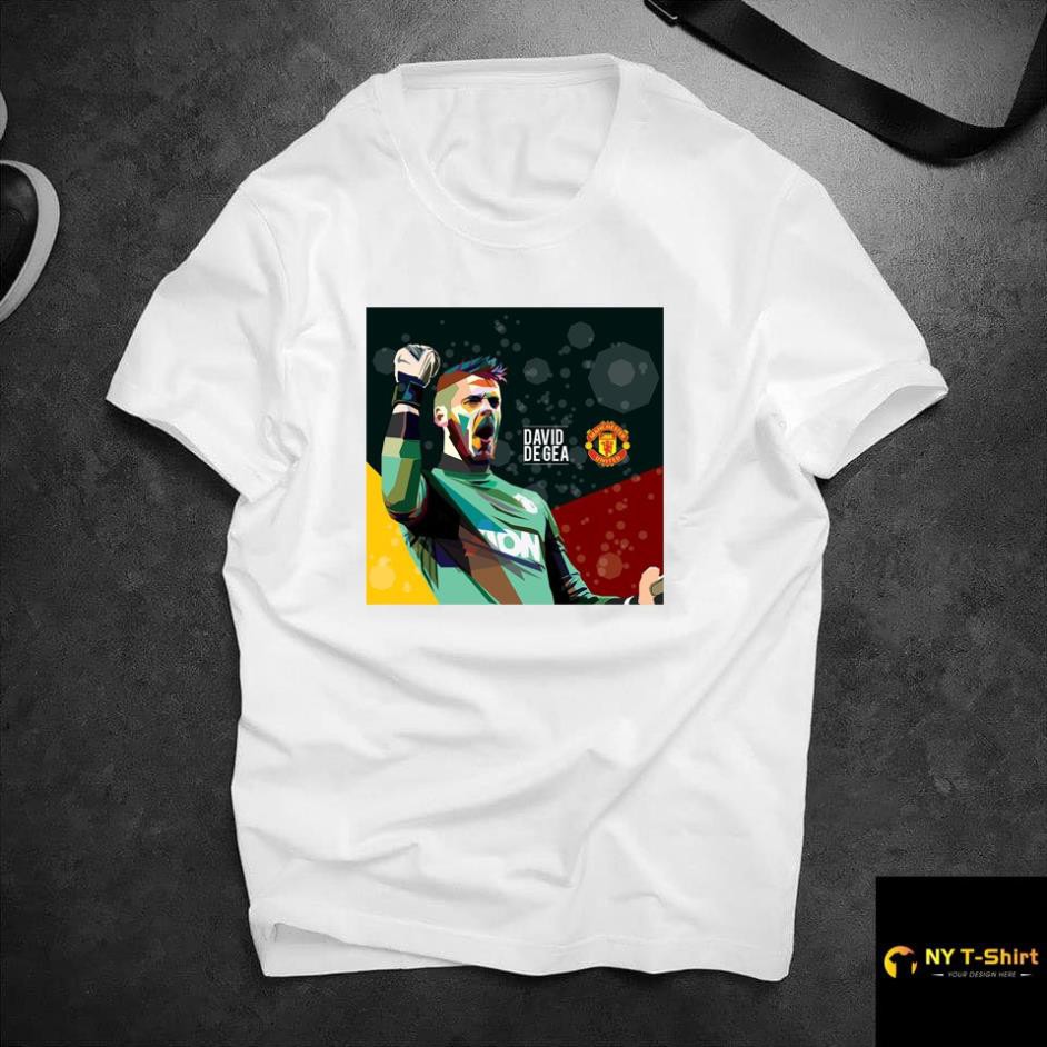 Áo Thun In Hình David de Gea Mã 03 - Áo In Hình Cầu Thủ Bóng Đá
