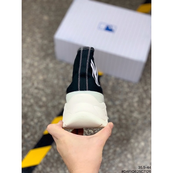 Giày MLB NEW YORK YANKEES 'BLACK WHITE' CHUNKY HIGH