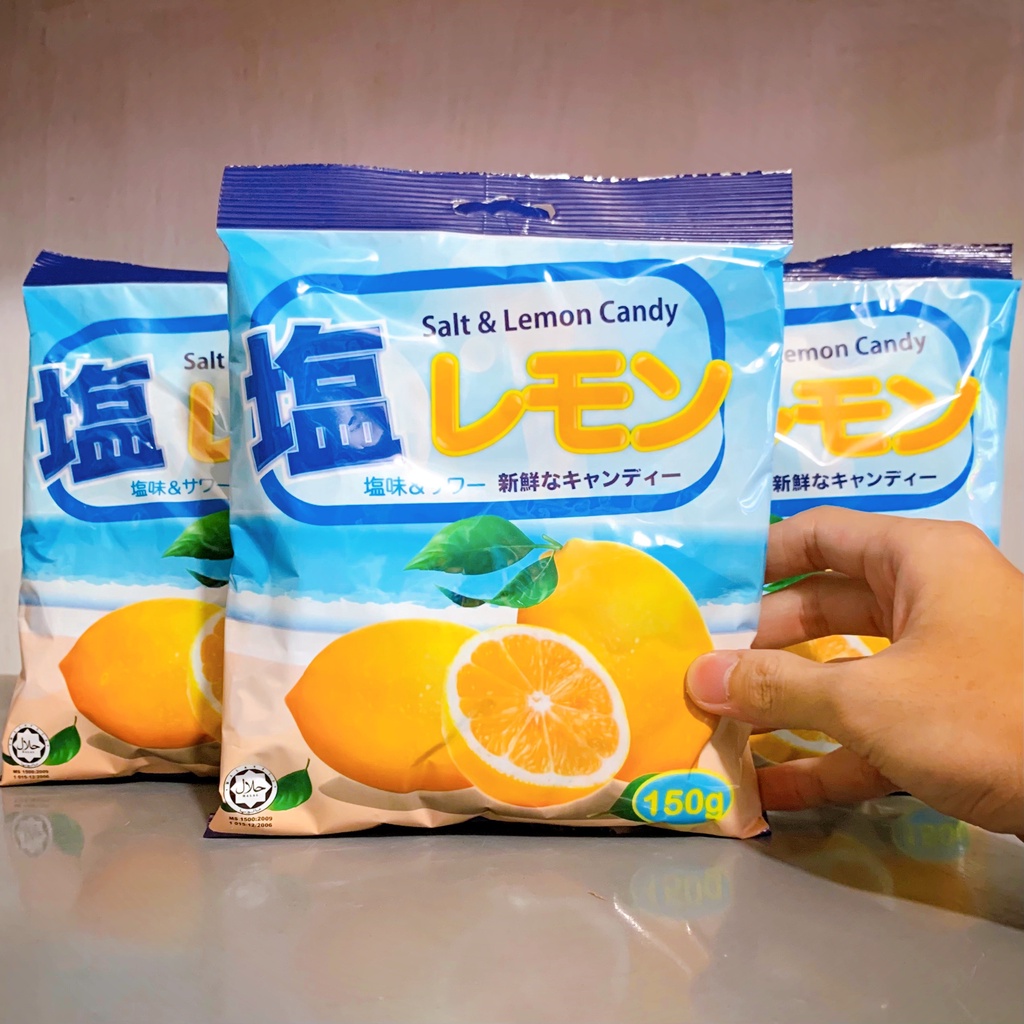 Kẹo Chanh Muối Salt & Lemon Malaysia Gói 150g