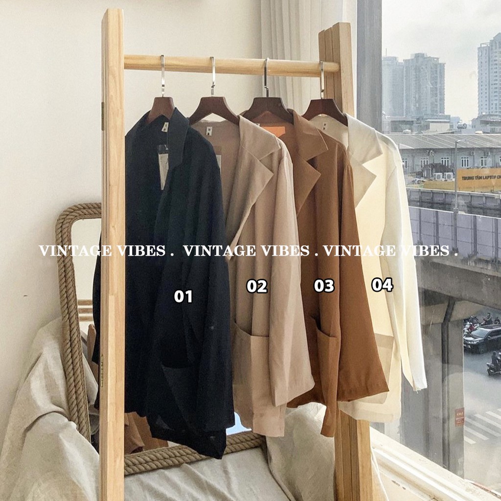 Áo blazer vest đũi 1 lớp Ulzzang (hàng QC) - Ảnh thật cận chất | BigBuy360 - bigbuy360.vn
