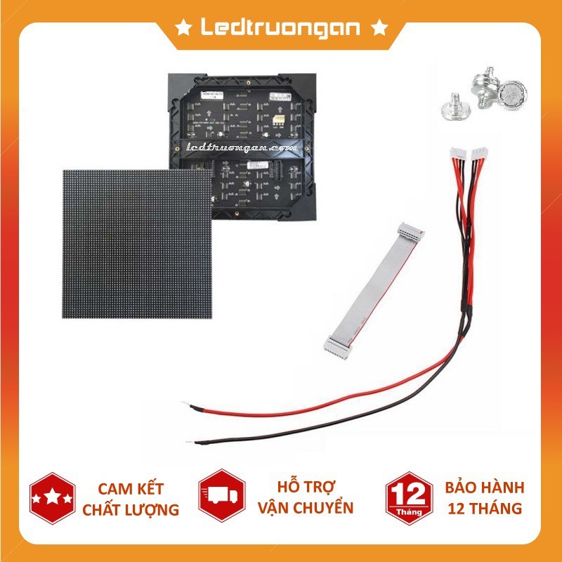 Tấm led ma trận, module P3 full màu trong nhà chuyên làm màn hình led ma trận, kích thước 19.2 x 19.2 cm