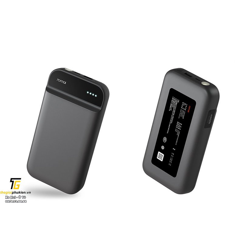 Bộ kích điện bình ắc quy Ô tô, Xe hơi Xiaomi 70Mai chính hãng – Kích nổ kiêm pin sạc dự phòng 11000mAh