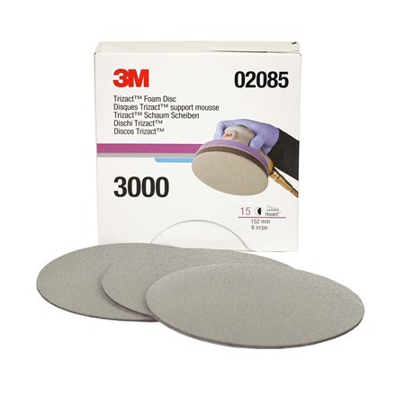 Giấy nhám đĩa đánh bóng siêu mịn 3M Trizact Foam Disc P3000 (15 tờ)