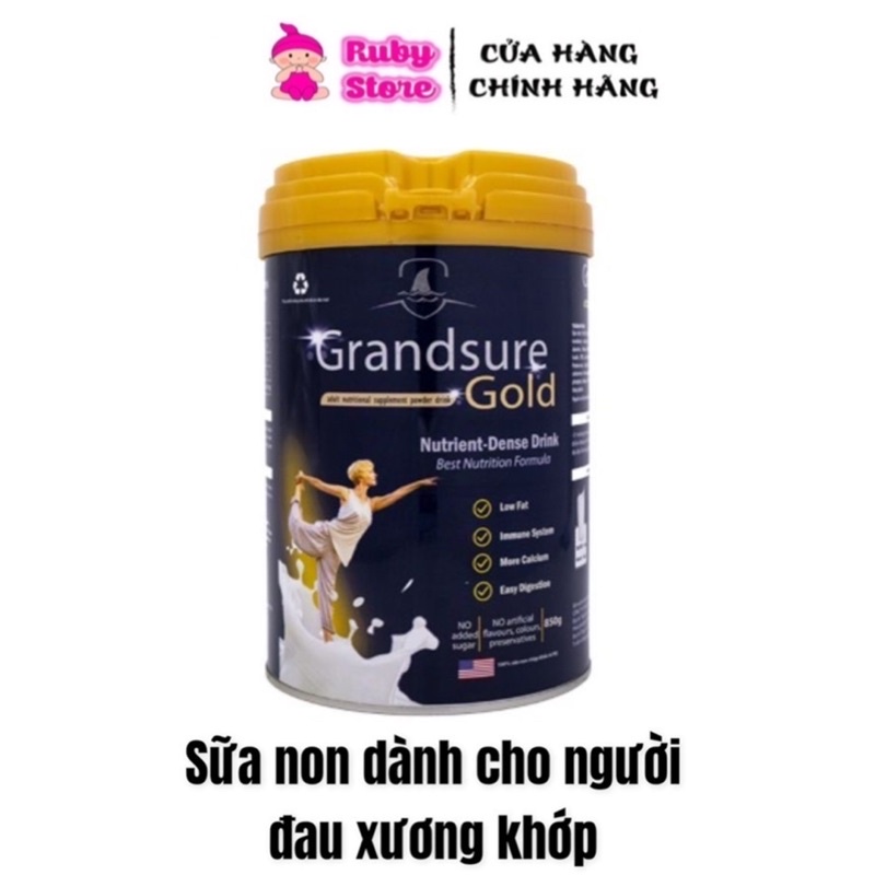 Sữa non xương khớp Grandsure Gold lon 850g nguyên liệu nhập khẩu Mỹ