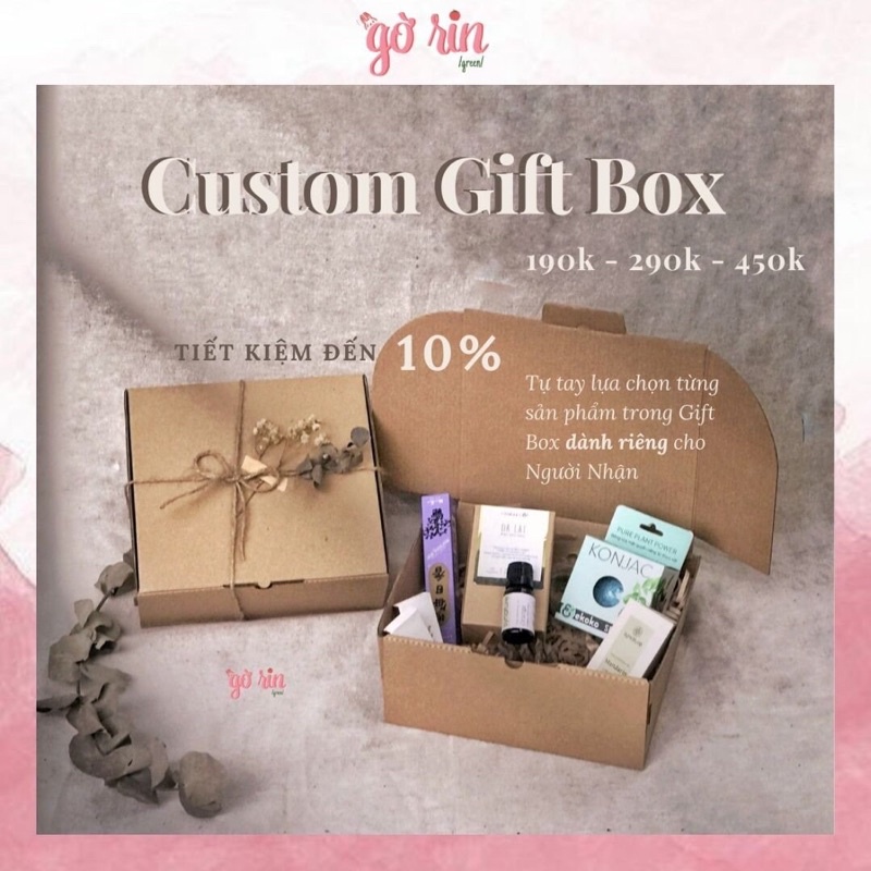 Set Quà Tự Chọn - Tiết kiệm đến 10% so với mua lẻ (Custom Gift Box)