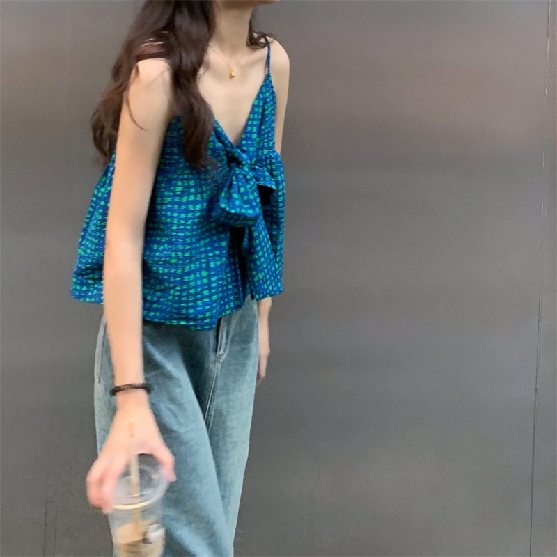 Áo Nữ Ngắn Thắt Nơ Thời Trang Dễ Phối Đồ