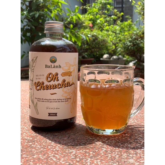 Oh chewcha vị chuối không đường, không chất bảo quản bổ sung dinh dưỡng và lợi khuẩn, cải thiện đề kháng cơ thể