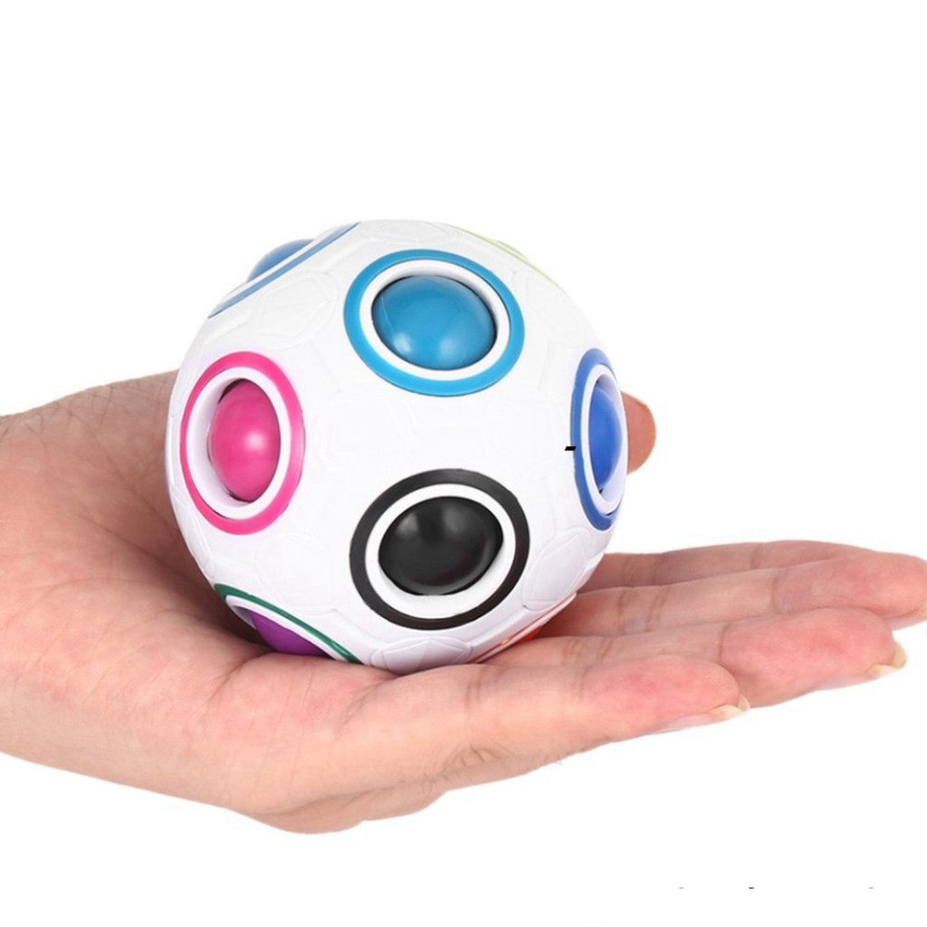 Rubik biến thể Rainbow Ball Magic - Đồ chơi giao dục phát triển trí não