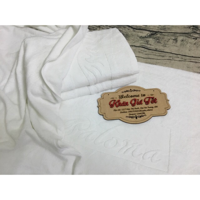 Khăn tắm khách sạn 100% cotton 500-600gr