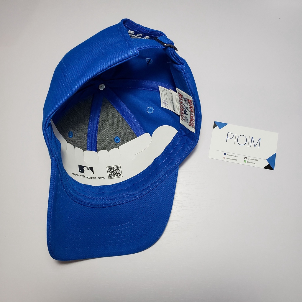 Mũ lưỡi trai M.L.B mũ LA Ball Cap Xanh Dương nón lưỡi trai LA - Pom Store