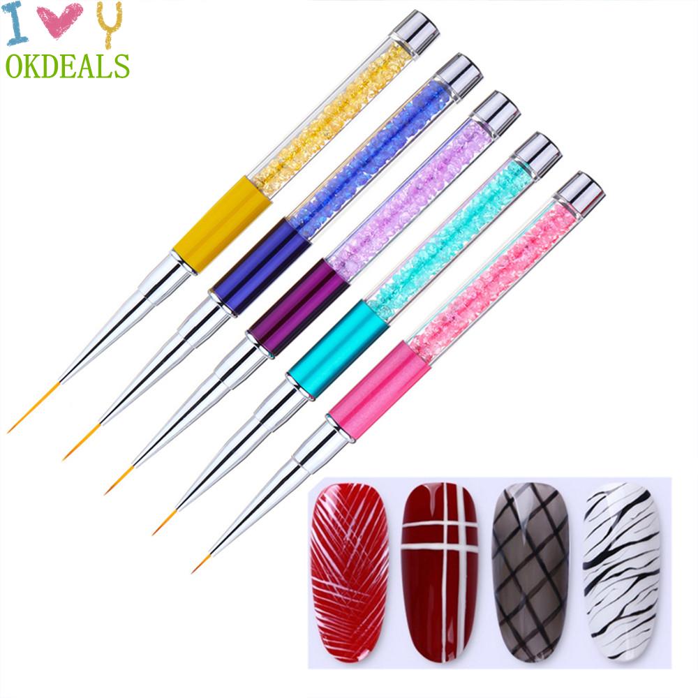 Bút Vẽ Trang Trí Móng Tay Gel UV 3D Gradient Phong Cách Pháp|Cầm Tay Vẽ Móng Tay