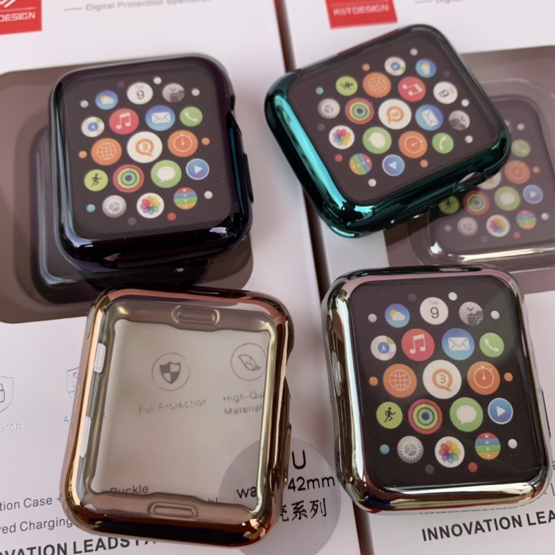 ốp đồng hồ apple watch silicon dẻo cao cấp chính hãng KST