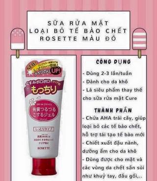 Tẩy da chết Rosette