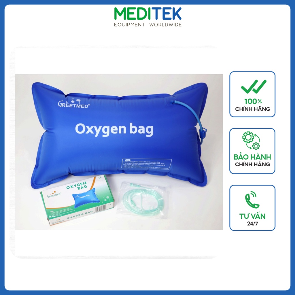 Túi oxy dung tích 42 lít, có thể tái sử dụng, Túi đựng dự trữ oxy y tế