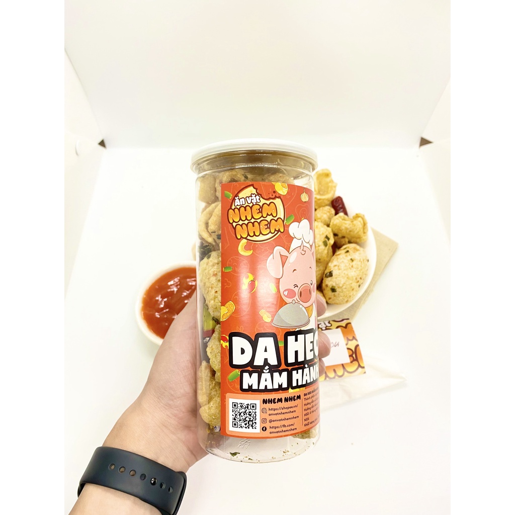 Da heo mắm hành Nhem Nhem 150g Đồ ăn vặt Hà Nội vừa rẻ vừa ngon | BigBuy360 - bigbuy360.vn
