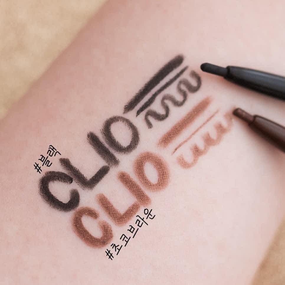 Chì Kẻ Mắt Clio Sharp So Simple Waterproof Pencil Liner - Màu Đen - Màu Nâu
