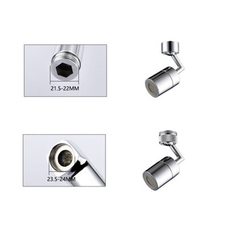 Bộ tạo bọt khí bằng đồng 2 chức năng， xoay 360 - 720 độ, tăng áp