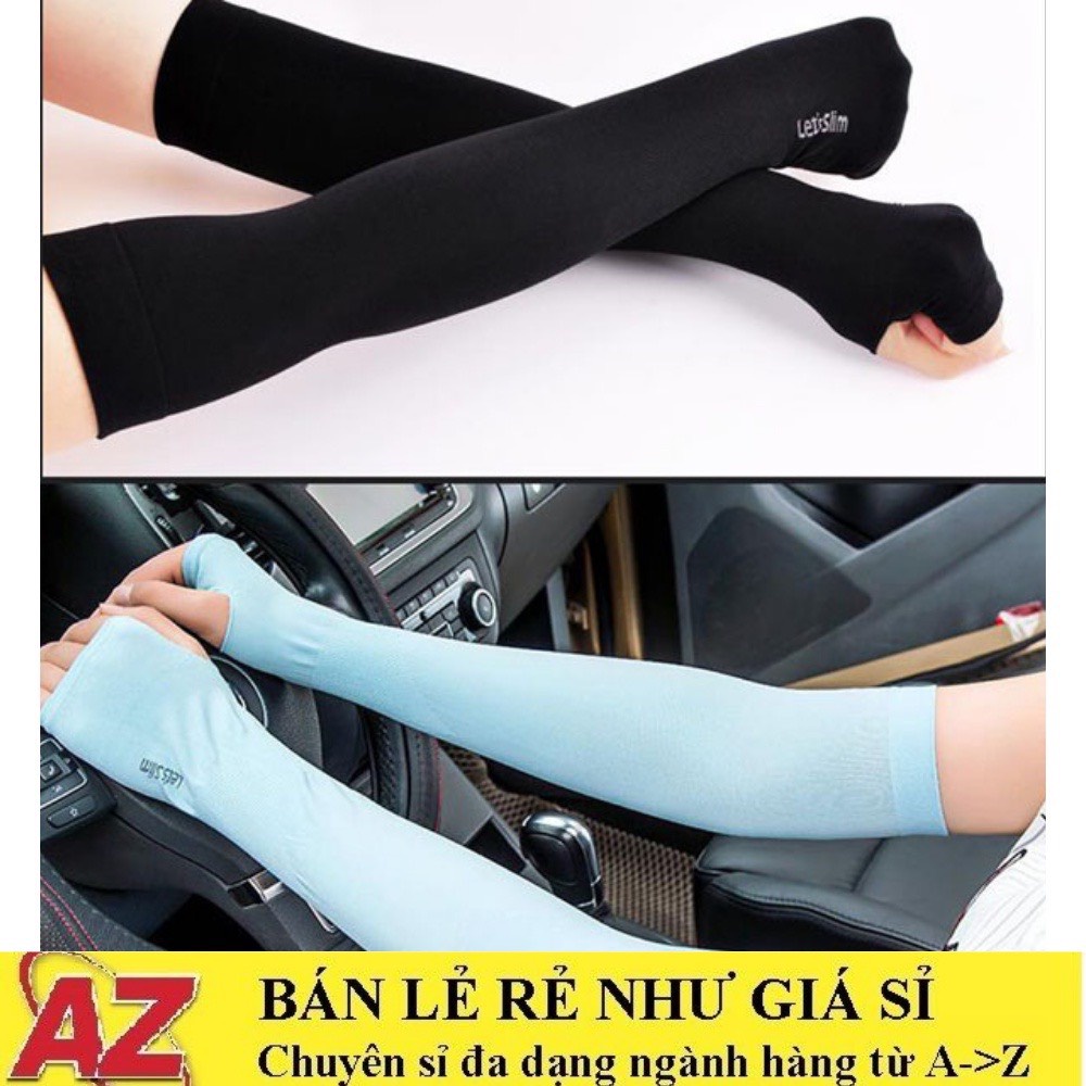 SALE LỚN Bộ 2 Ống Tay Chống Nắng, Găng Tay Chống Nắng Hàn Quốc Let's slim