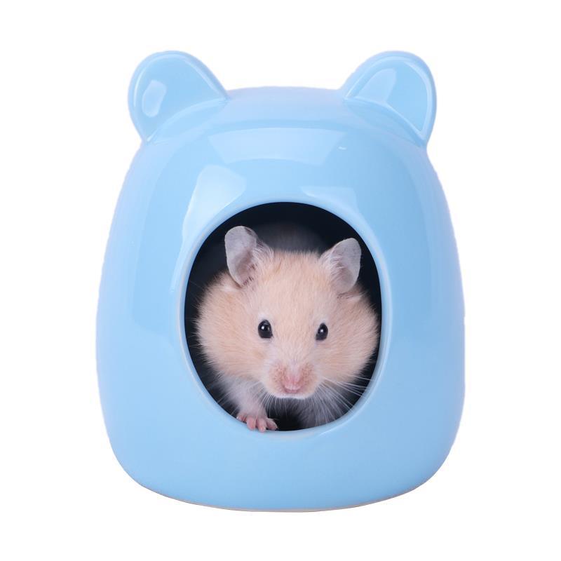 [Mã 55FMCGSALE1 giảm 10% tối đa 40K đơn 250K] Nhà ngủ sứ siêu dễ thương cho chuột Hamster mẫu chuột Micky