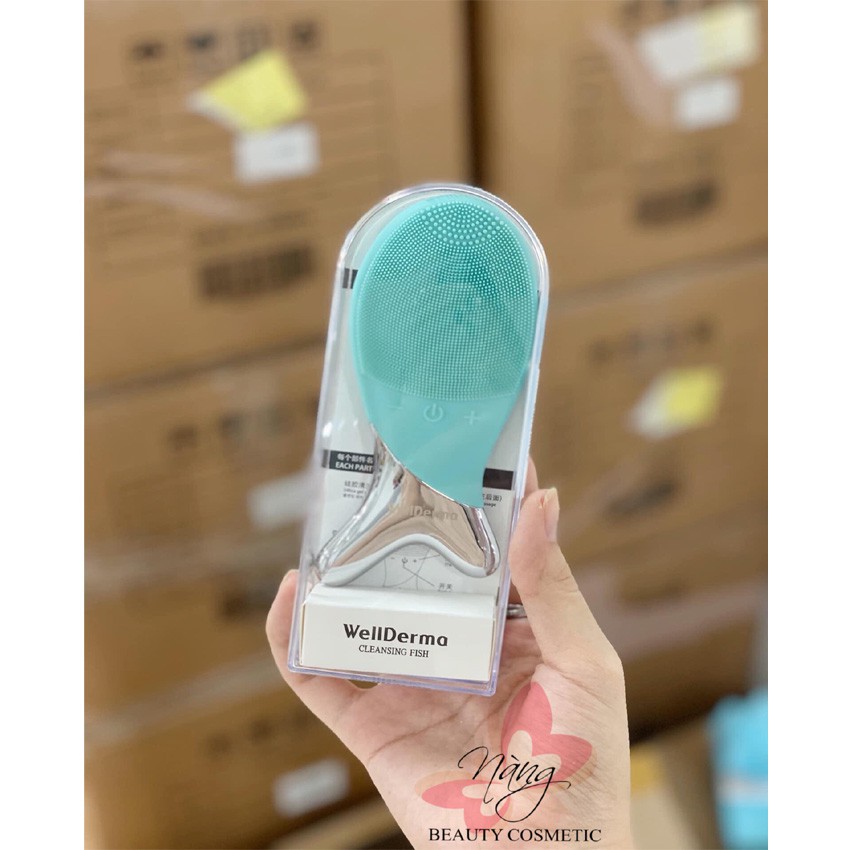 Máy rửa mặt Wellderma Cleansing Fish Hàn Quốc