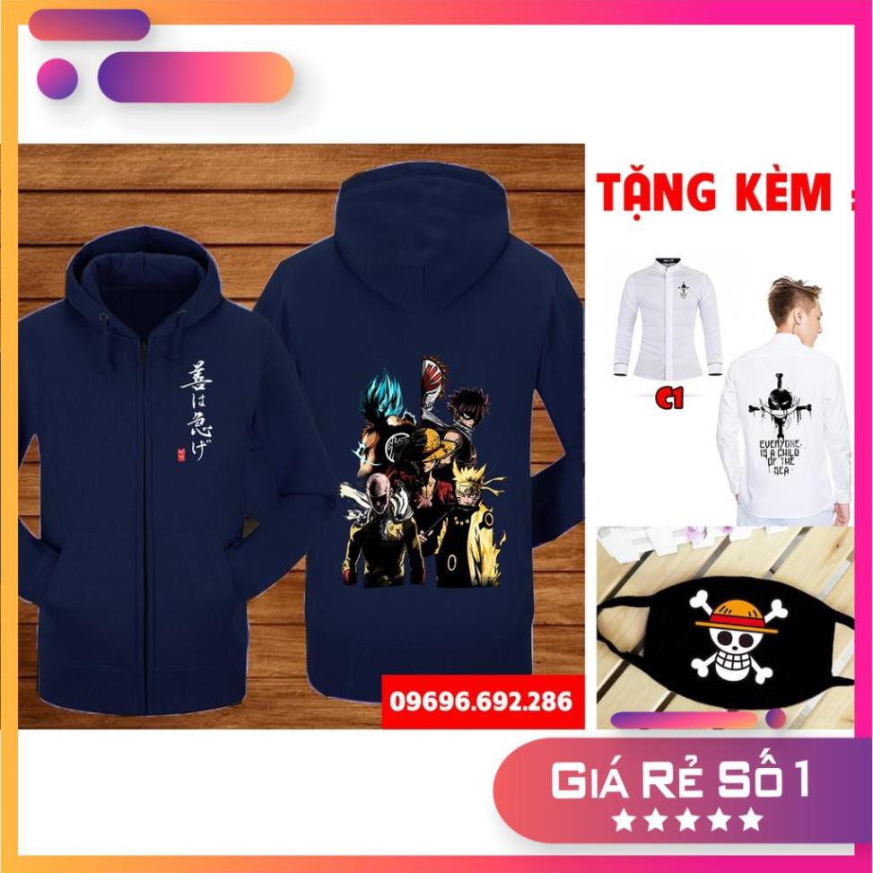 Áo khoác Anime Manga được yêu thích, tặng kèm áo sơmi + bịt mặt