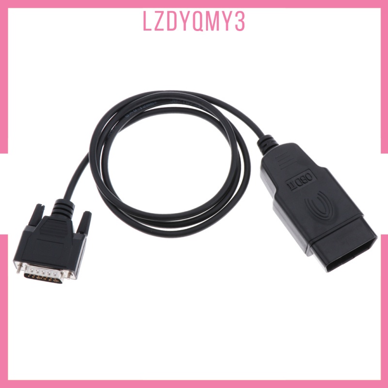 Cáp Chuyển Đổi DB15 15Pin Sang 16 Pin OBD II Chuyên Dụng Cho Xe Hơi