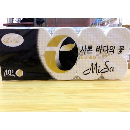 GIẤY VỆ SINH HÀN QUỐC 1 LỐC 10 CUỘN