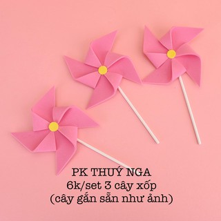 Set 3 Chong Chóng Xốp TRang Trí