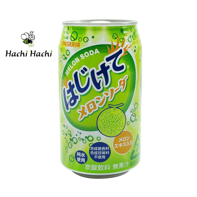 Nước soda dưa lưới Sangaria 350g - Hachi Hachi Japan Shop