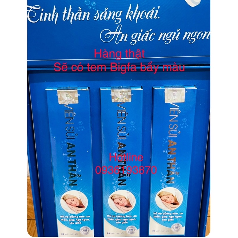 ✅ HỘP 3 Tuýp VIÊN SỦI AN THẦN 👍  ❤️ SỦI AN THẦN GIÚP NGỦ NGON